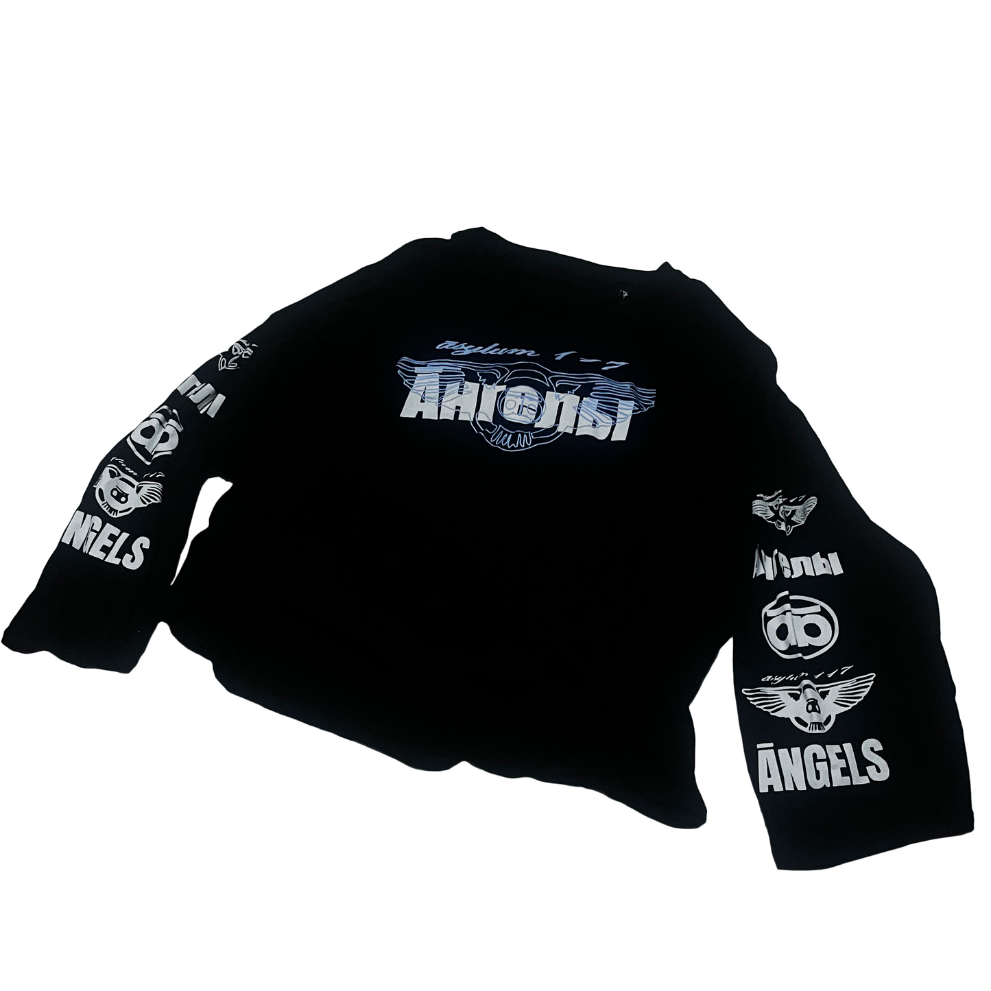 ĀSYLUM1.5 BLACK LONGSLEEVE SHIRT