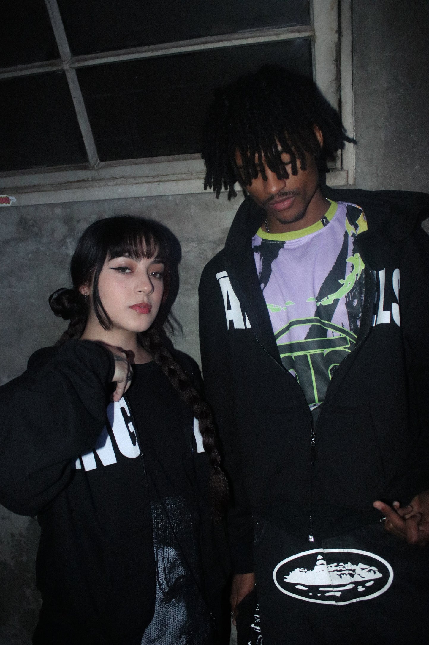 ĀNGELS ZIP UP HOODIE