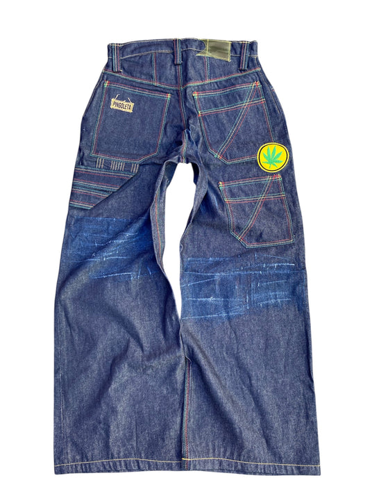 "Jah-warrior jeans"