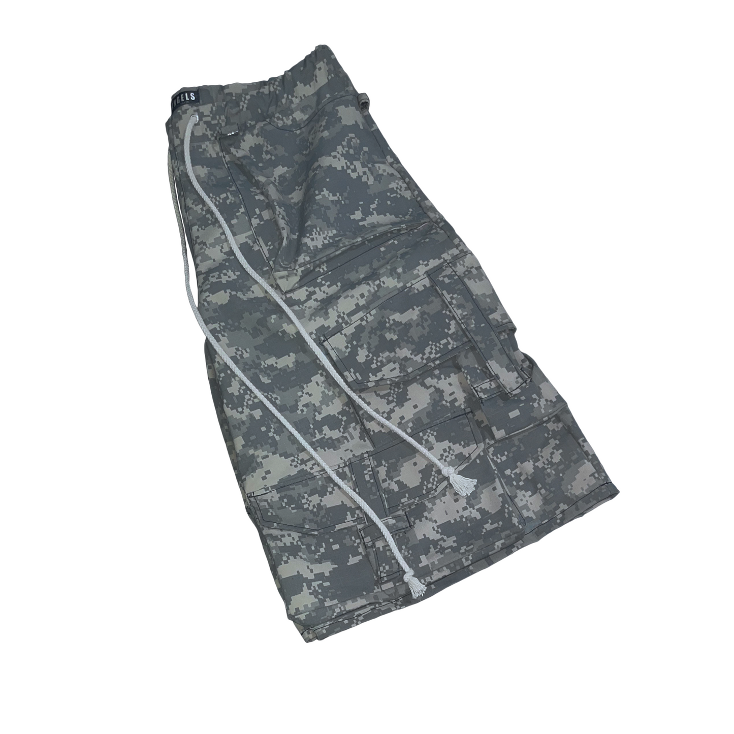 ĀSYLUM011 CAMO CARGO SHORTPANTS