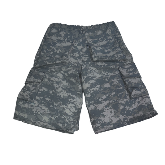 ĀSYLUM011 CAMO CARGO SHORTPANTS