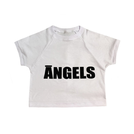 ĀNGELS WHITE BABY T-SHIRT