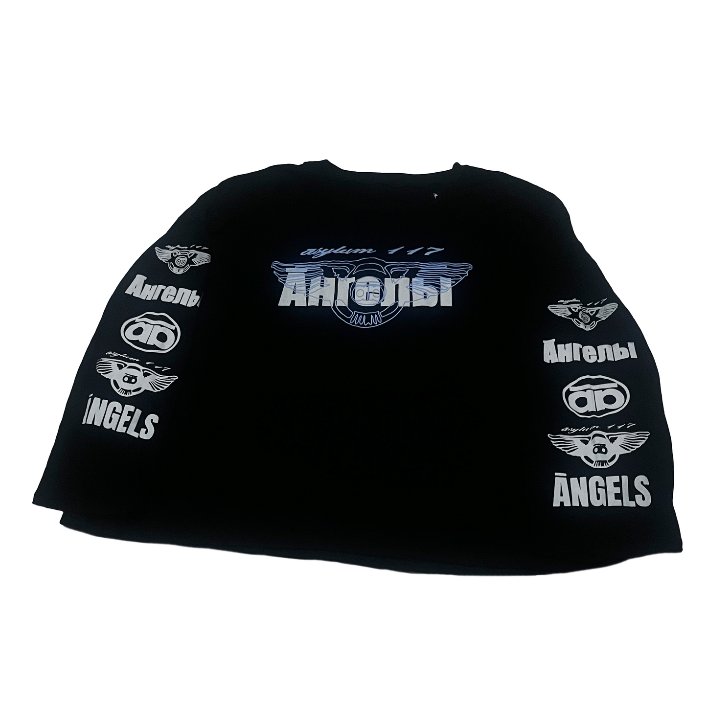 ĀSYLUM1.5 BLACK LONGSLEEVE SHIRT