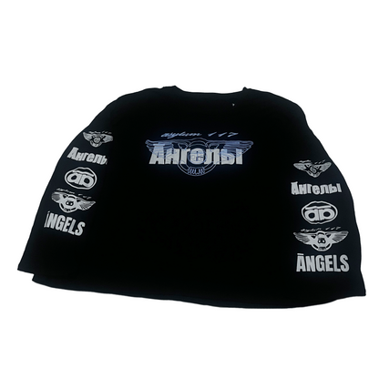 ĀSYLUM1.5 BLACK LONGSLEEVE SHIRT