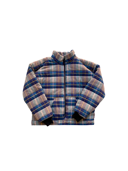 puffer flannel turtle neck