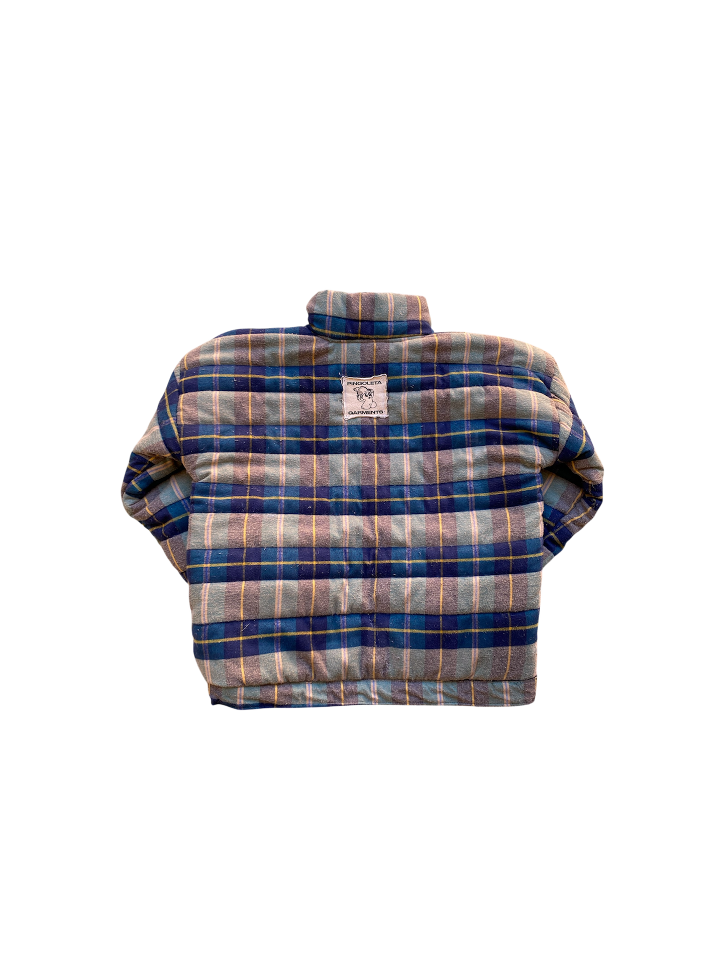 puffer flannel turtle neck