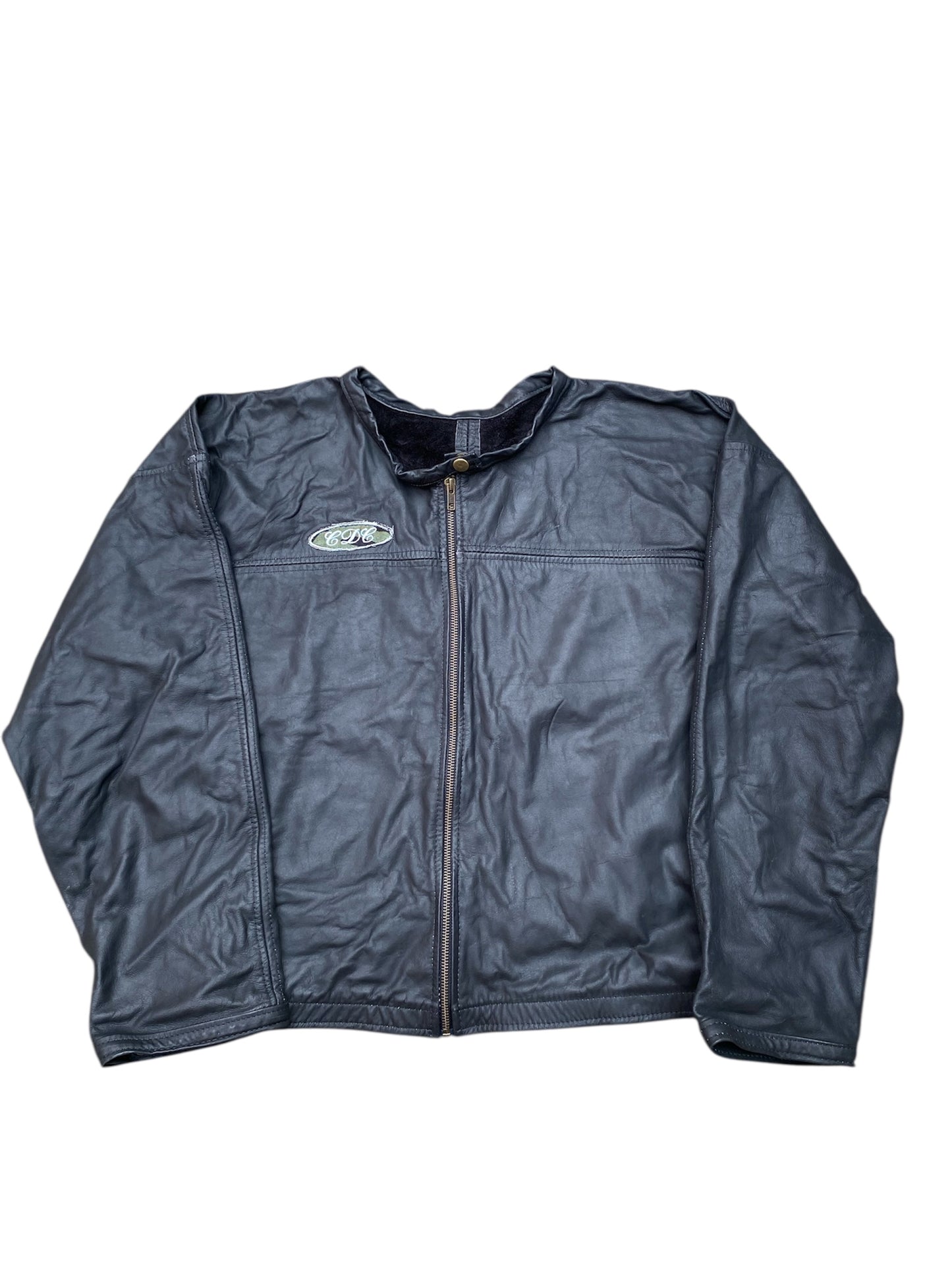 motor sport leather jacket