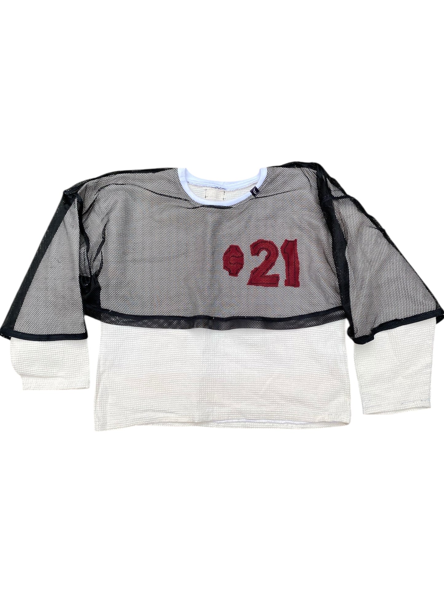 training mesh waffle shirt