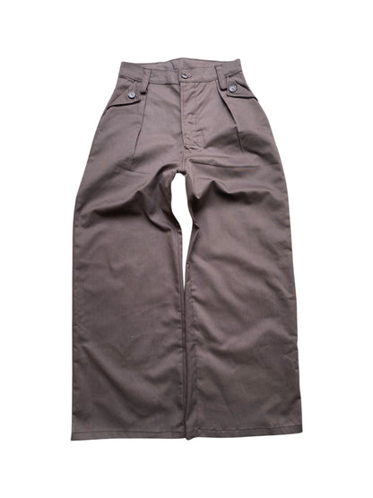 "pleatted mule ear" trouser