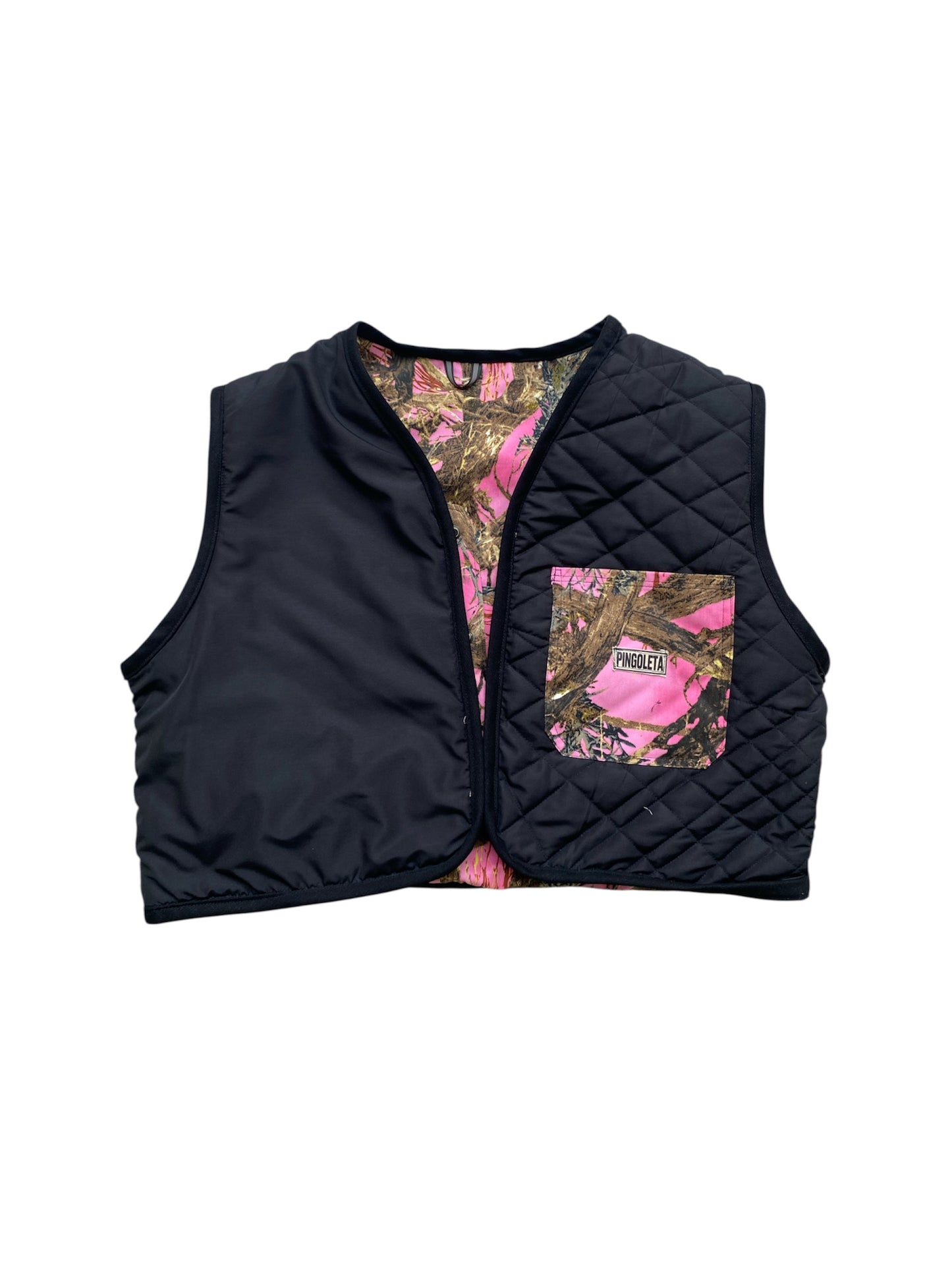 "pink camo" vest