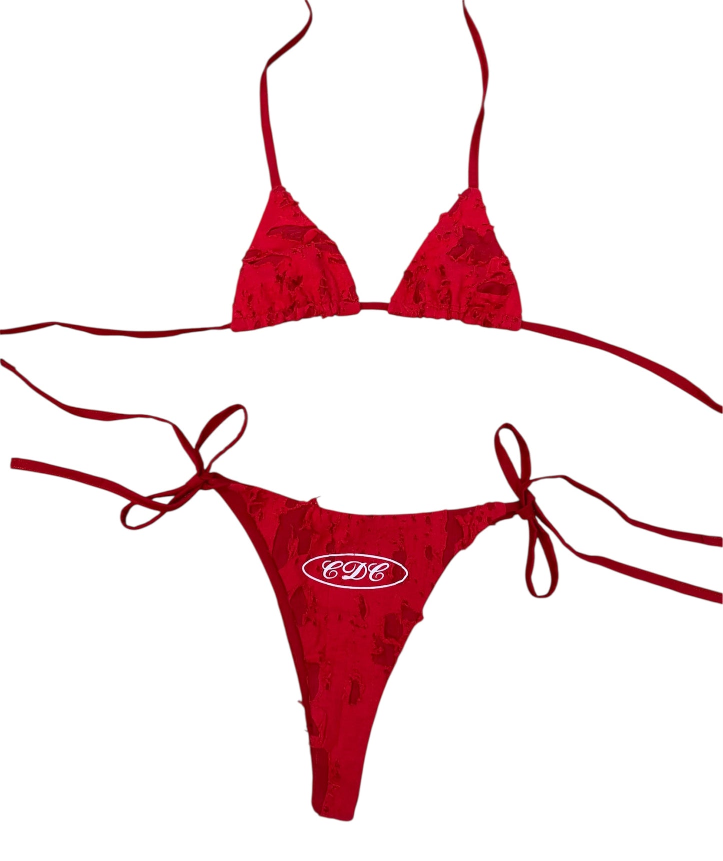 "RED lunar"  sunbath BIKINI