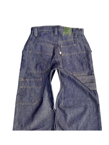 "Mule ear jeans"