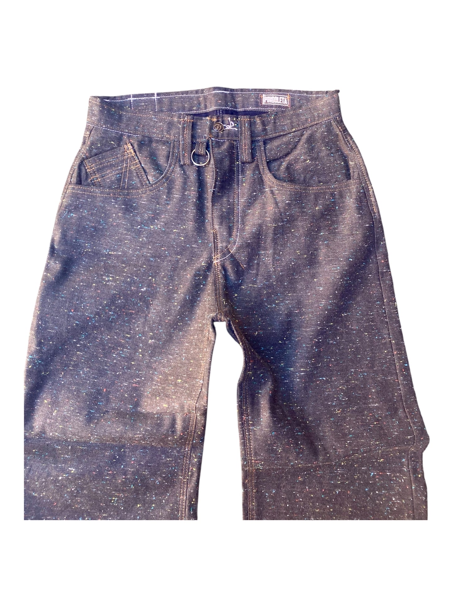 "OLIVE NEP DENIM"
