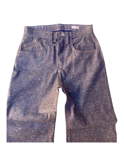 "OLIVE NEP DENIM"