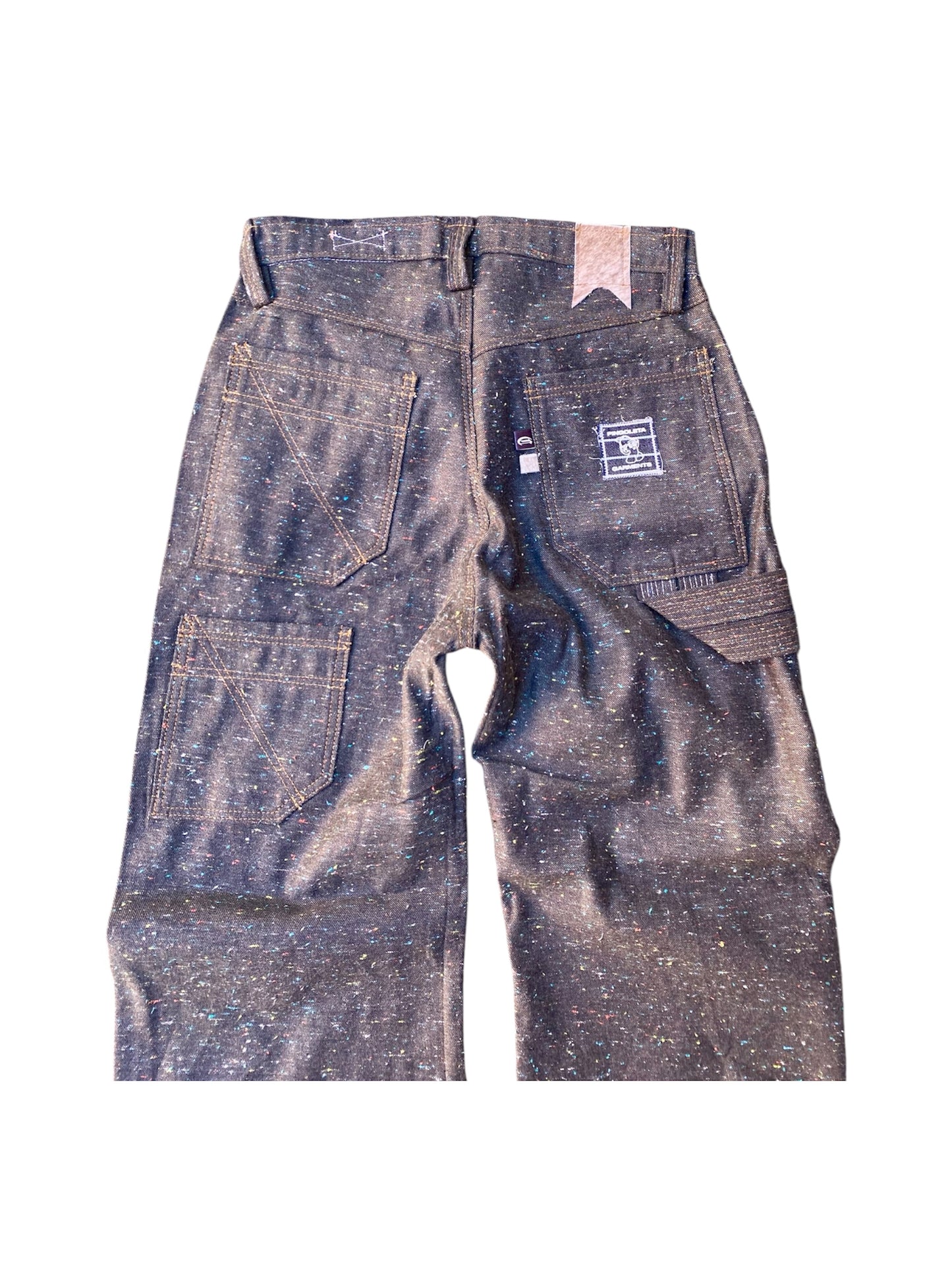 "OLIVE NEP DENIM"