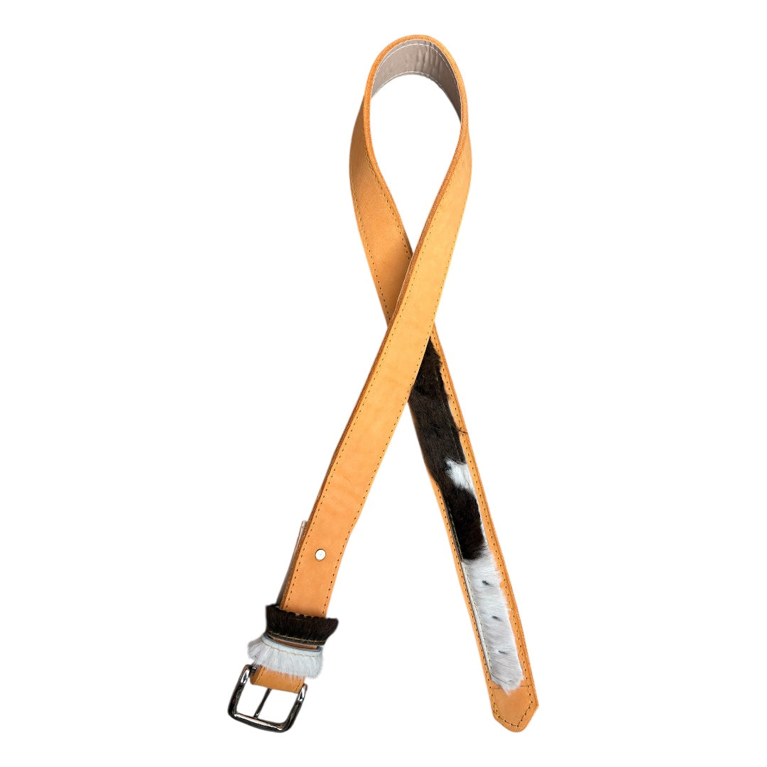 "Natural tan belt"