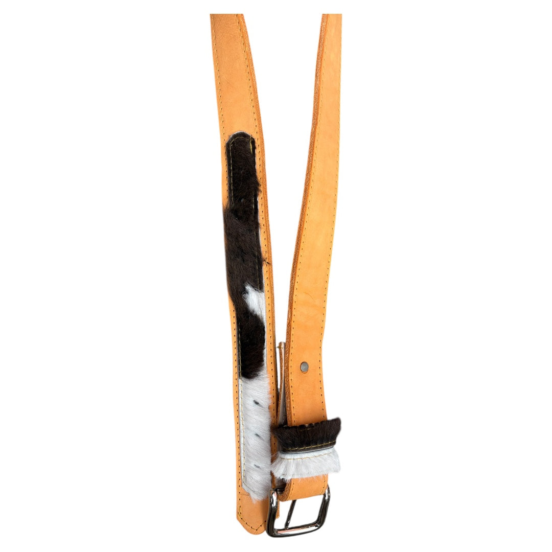 "Natural tan belt"