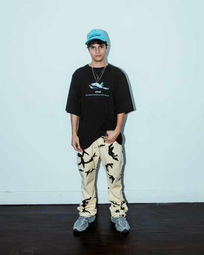 ĀSYLUM003 BLACK TSHIRT