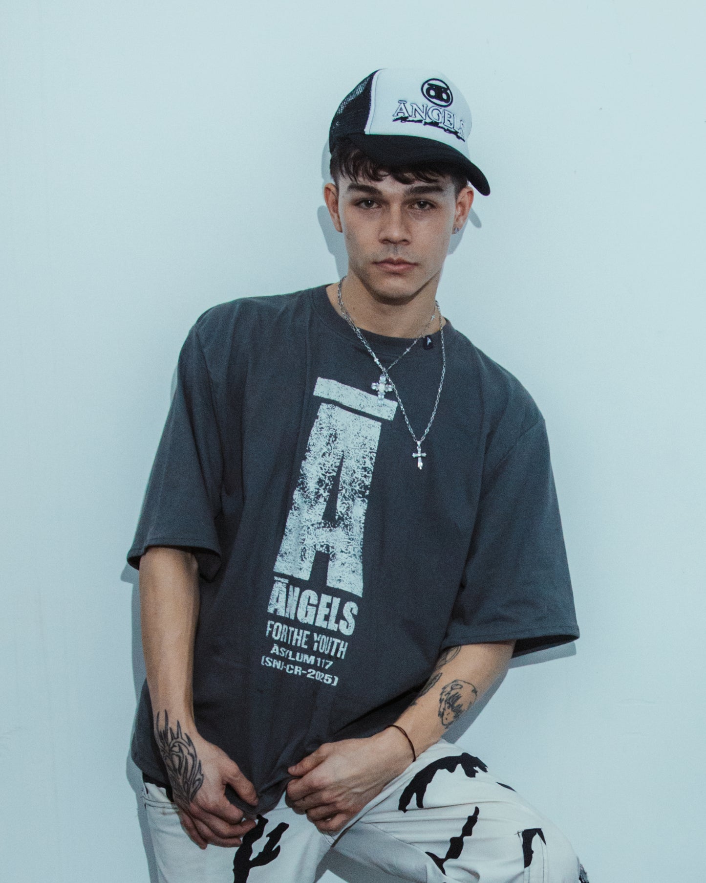 ĀSYLUM001 GREY TSHIRT