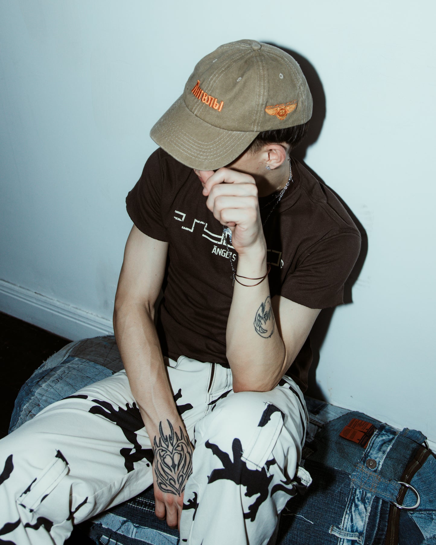 āнгелы WASHED DAD CAP