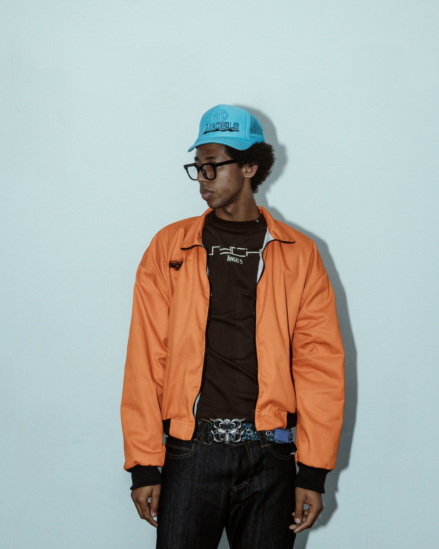 ĀNGELS SKINNY DENIM PANTS (MIDNIGHT BLUE)