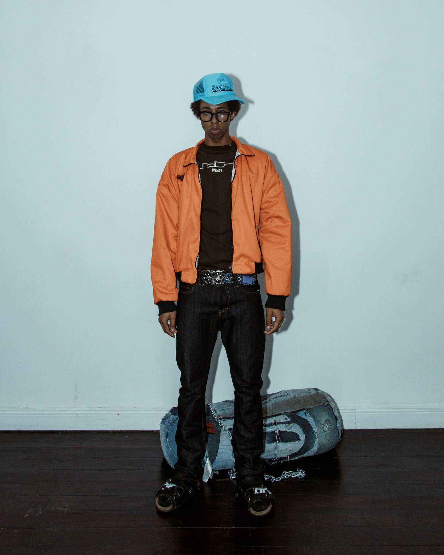 ĀNGELS SKINNY DENIM PANTS (MIDNIGHT BLUE)