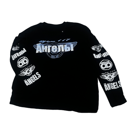 ĀSYLUM1.5 BLACK LONGSLEEVE SHIRT