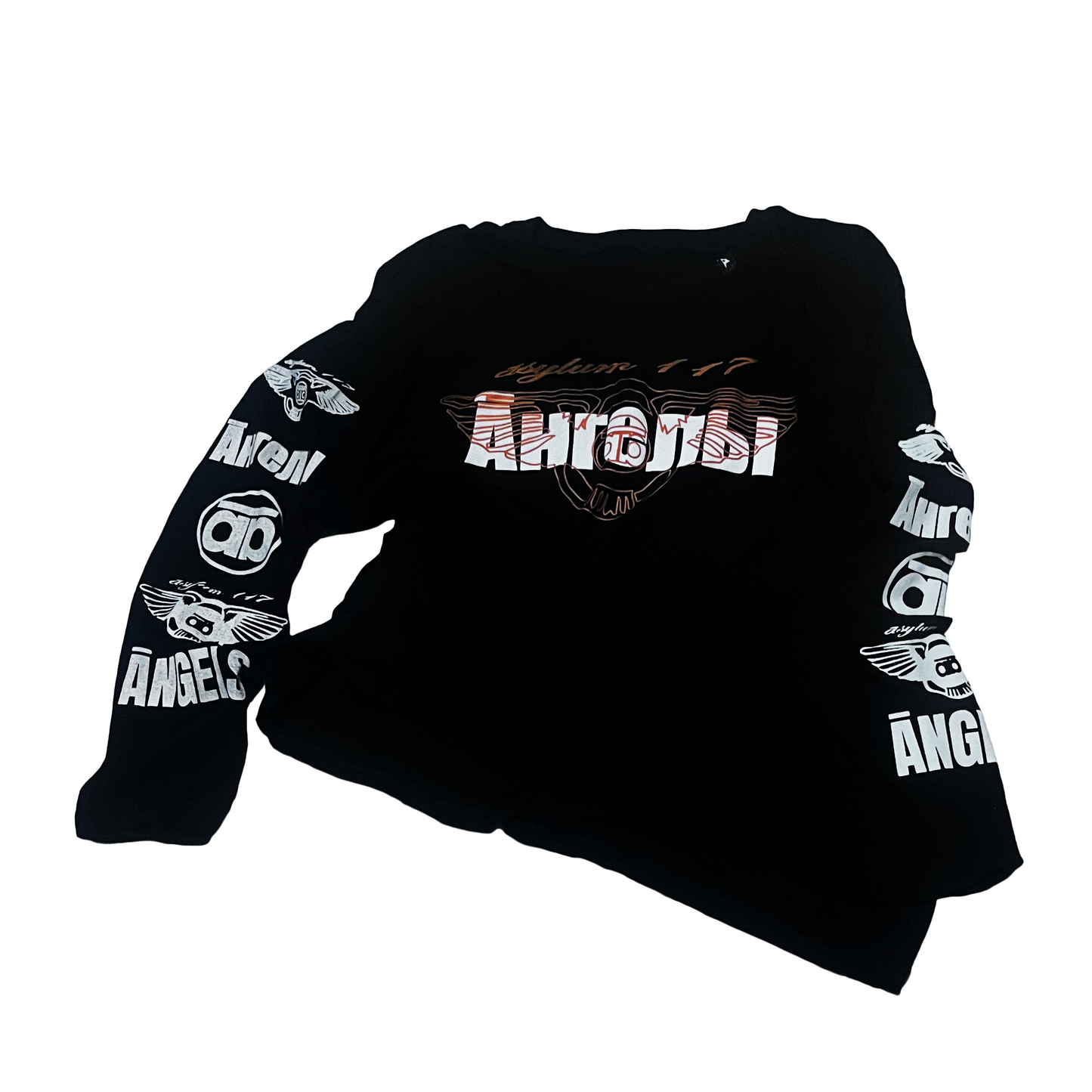 ĀSYLUM1.5 BLACK LONGSLEEVE SHIRT
