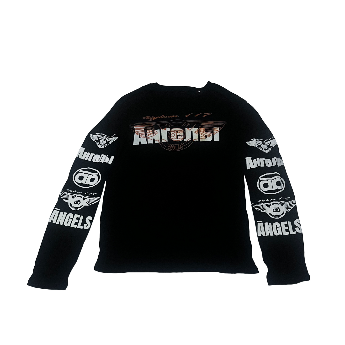 ĀSYLUM1.5 BLACK LONGSLEEVE SHIRT