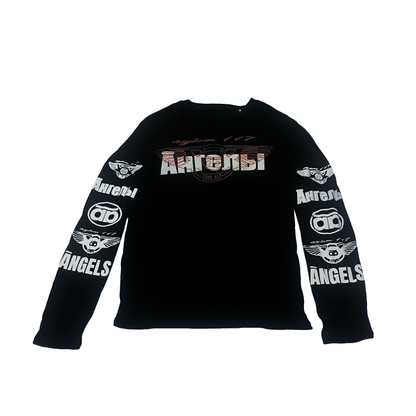 ĀSYLUM1.5 BLACK LONGSLEEVE SHIRT